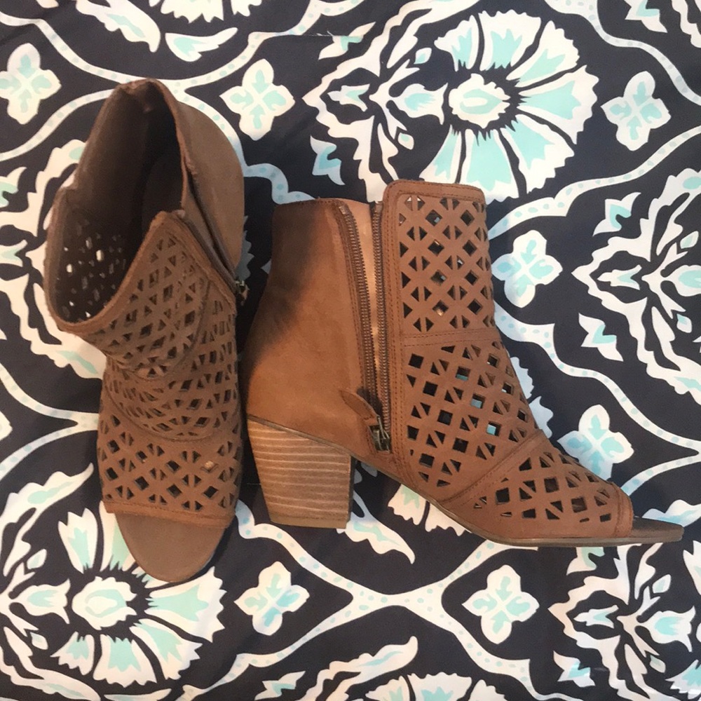 Franco Sarto Cut-Out Booties